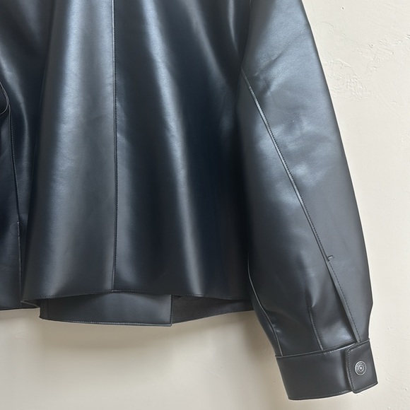 Free People We the Free Alexis Vegan Leather Jacket NWT - Picture 10 of 16